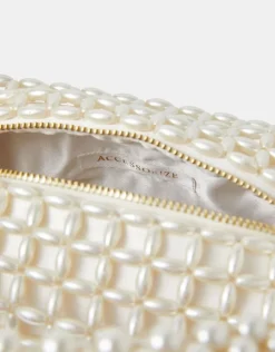 Accessorize Pearl Bridal Handbag