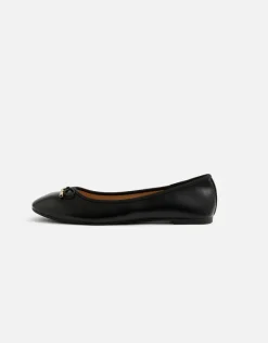 Accessorize Plain Ballerina Flats Black