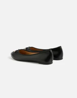 Accessorize Plain Ballerina Flats Black