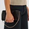 Accessorize Pleated Satin Clutch Bag