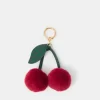 Accessorize Pom Pom Cherry Bag Charm