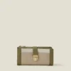 Accessorize Push Lock Faux Leather Purse