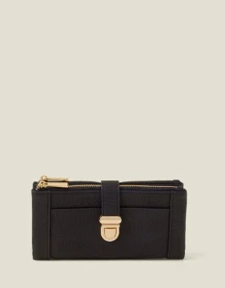 Accessorize Push Lock Wallet Black