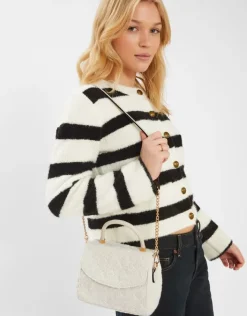 Accessorize Quilted Boucle Handbag