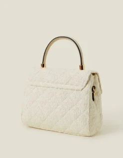 Accessorize Quilted Boucle Handbag