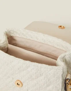 Accessorize Quilted Boucle Handbag