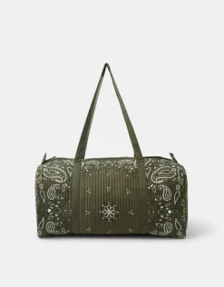 Accessorize Quilted Paisley Weekend Bag