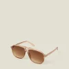 Accessorize Resin Aviator Sunglasses