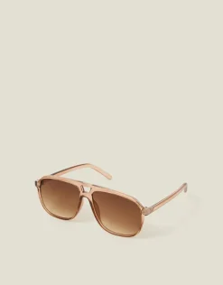 Accessorize Resin Aviator Sunglasses