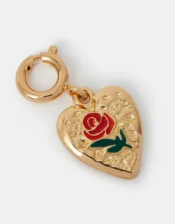 Accessorize Rose Heart Jewellery Charm