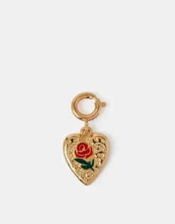 Accessorize Rose Heart Jewellery Charm