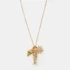 Accessorize Sea Charm Pendant Necklace Gold