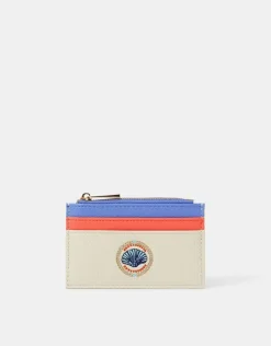 Accessorize Seashell Embroidered Card Holder