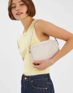 Accessorize Small Ruched Crossbody Bag
