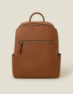 Accessorize Smart Zip Around Backpack Tan