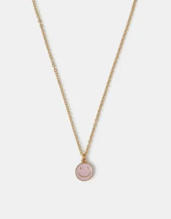 Accessorize Smile Pendant Necklace