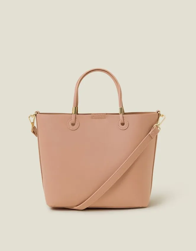Accessorize Smooth Faux Leather Handbag