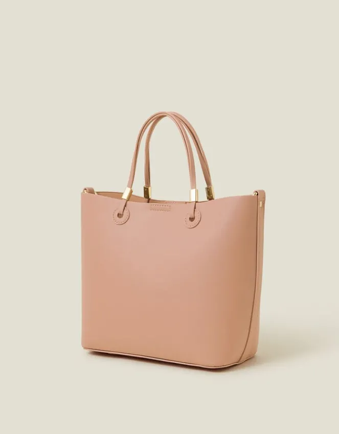 Accessorize Smooth Faux Leather Handbag