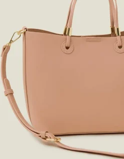 Accessorize Smooth Faux Leather Handbag