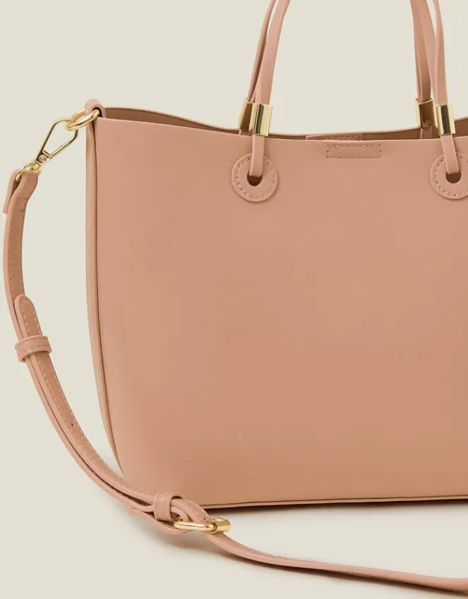 Accessorize Smooth Faux Leather Handbag