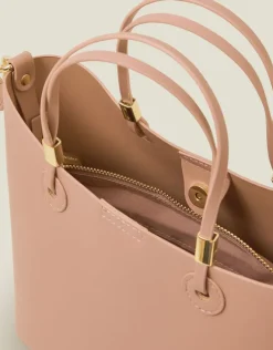 Accessorize Smooth Faux Leather Handbag
