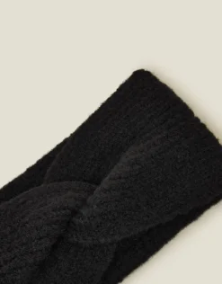 Accessorize Soft Knit Bando Black