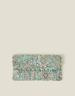 Accessorize Soft Paisley Quilted Sunglasses Case