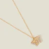 Accessorize Sparkle Butterfly Pendant Necklace