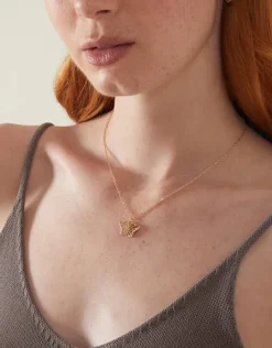 Accessorize Sparkle Butterfly Pendant Necklace