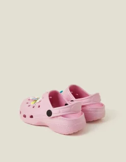 Accessorize Spring Garden Charm Clogs Pink