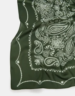 Accessorize Square Satin Bandana Scarf