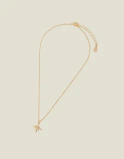 Accessorize Starburst Pendant Necklace