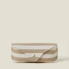Accessorize Stripe Structured Sunglasses Case
