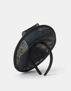Accessorize Structured Disc Bow Fascinator Black
