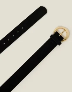 Accessorize Suede Belt Black