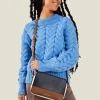 Accessorize Suedette Classic Crossbody Bag Multi