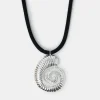Accessorize Swirl Pendant Cord Necklace
