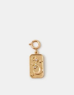 Accessorize Tarot Card Charm Pendant Necklace