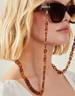 Accessorize Tort Resin Sunglasses Chain