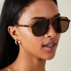 Accessorize Tortoiseshell Aviator Sunglasses