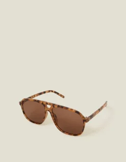 Accessorize Tortoiseshell Aviator Sunglasses