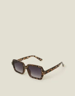 Accessorize Tortoiseshell Square Sunglasses