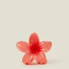 Accessorize Tropical Flower Claw Clip Orange