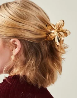 Accessorize Tropical Flower Metal Claw Clip