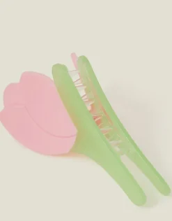 Accessorize Tulip Claw Clip Pink