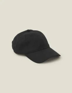 Accessorize Twill Baseball Cap Black