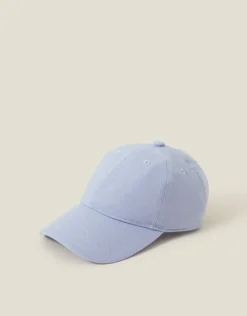 Accessorize Twill Baseball Cap Blue