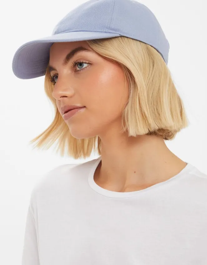 Accessorize Twill Baseball Cap Blue