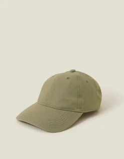 Accessorize Twill Baseball Cap Green
