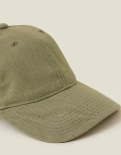 Accessorize Twill Baseball Cap Green